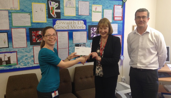 Donation to local school